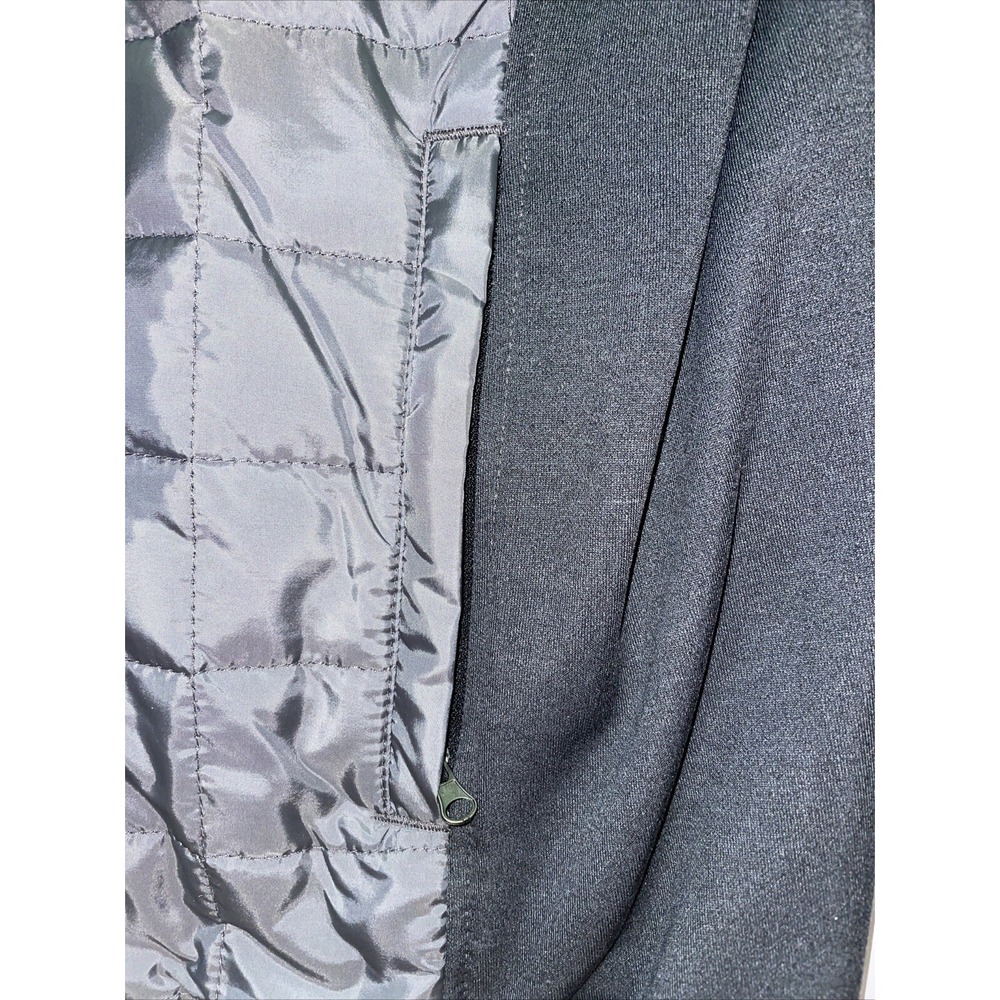 Orvis Quilted Jacket L Large Gray Classic Collection Full Zip Great Condition - Picture 5 of 15